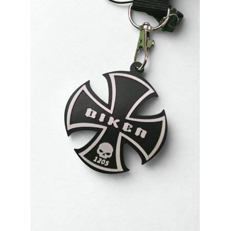 Kľúčenka na krk - čierna