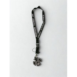 Kľúčenka na krk - čierna