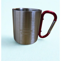 Nerezový hrnček NEŽIADUCI 1205 červený