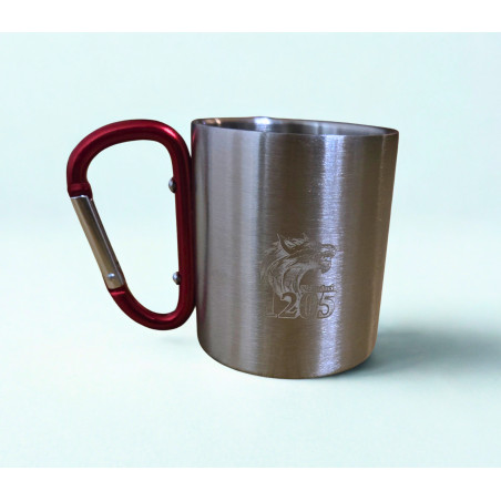 Nerezový hrnček NEŽIADUCI 1205 červený