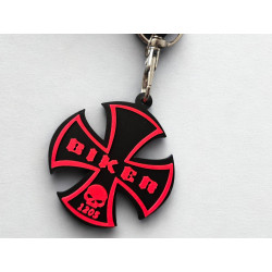 Kľúčenka na krk - červená