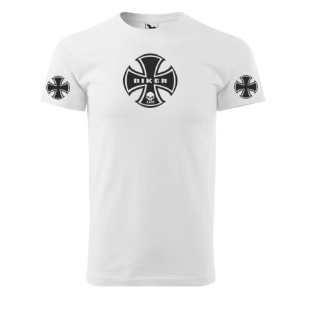 Tričko BIKER biele LIMITKA 1205ks