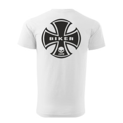 Tričko BIKER biele LIMITKA 1205ks