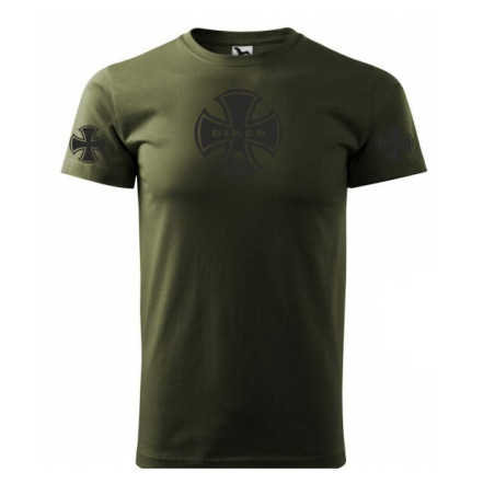 Tričko BIKER army LIMITKA 1205 ks