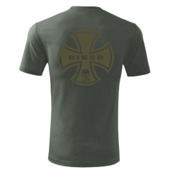 Tričko BIKER šedé LIMITKA 1205 ks