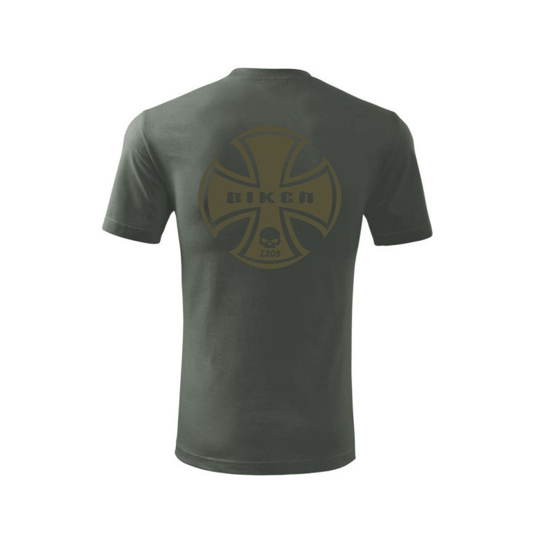 Tričko BIKER šedé LIMITKA 1205 ks