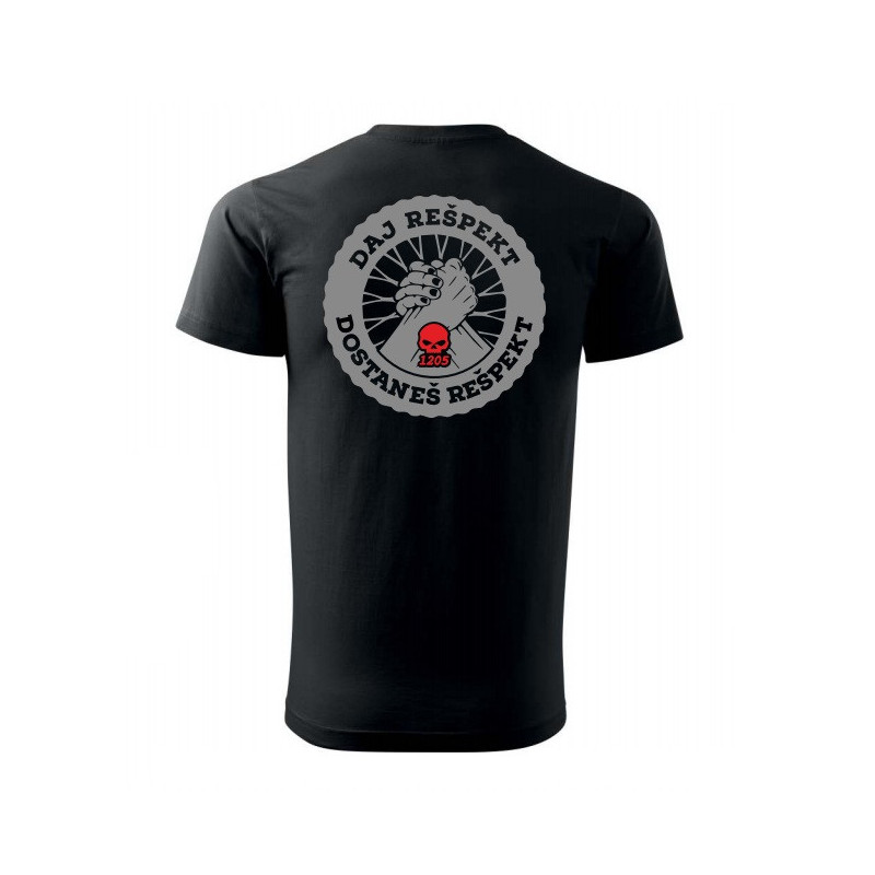 Tričko DAJ REŠPEKT čierne